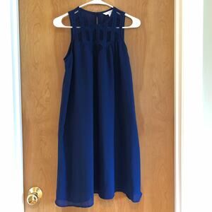 Charming Charlies Blue Shift Dress